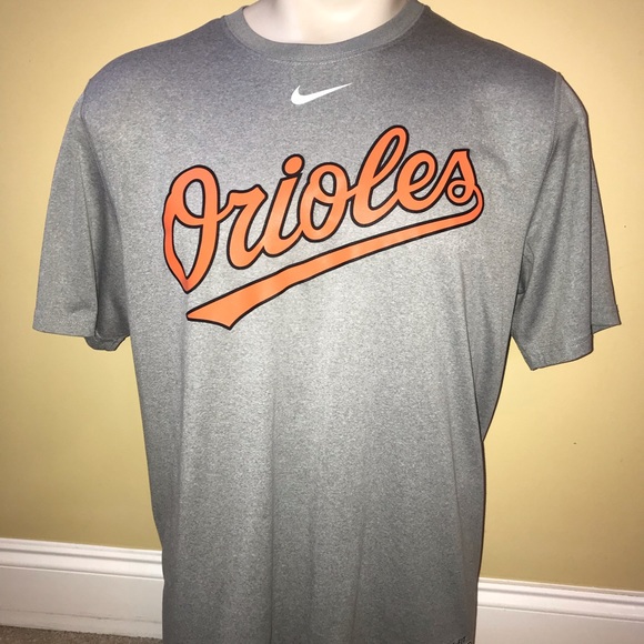 Nike Other - Orioles Gray Nike Dri Fit T-shirt Size Large